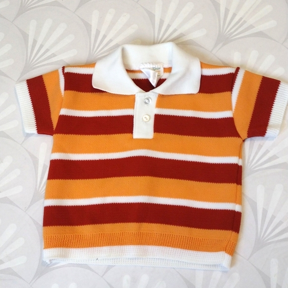 Vintage 1970's knit baby tee - Picture 1 of 4